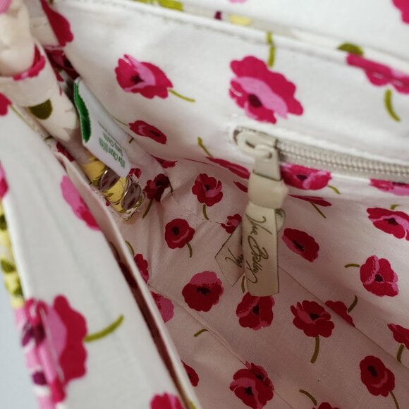Vera Bradley Purse Make Me Blush Knot Jut a Clutch Handbag Quilted Cotton - Picture 6 of 9